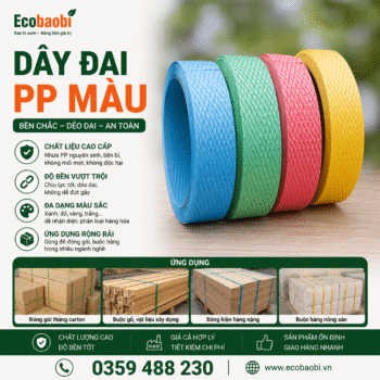 Dây đai PP màu